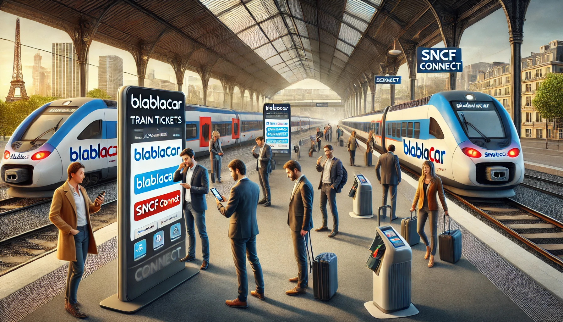 BlaBlaCar se lance dans la vente de billets de train en France pour concurrencer SNCF Connect
